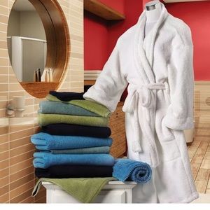 New White Ultra Soft Bathrobe